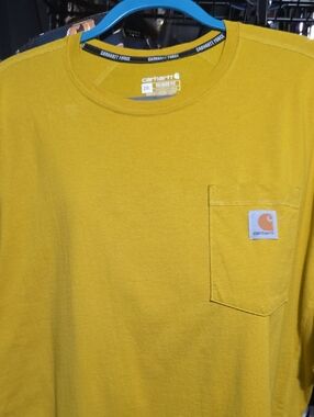 Carhartt Men’s Mustard Yellow Pocket Tee